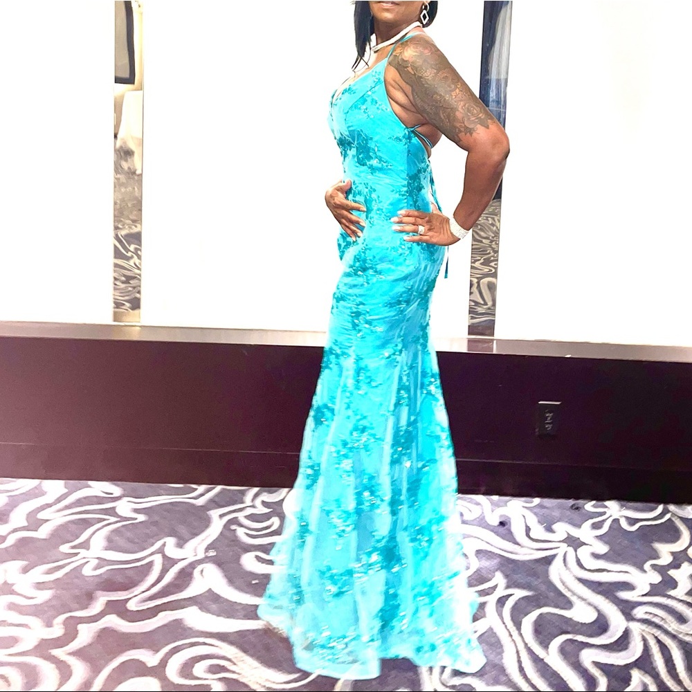 Turquoise Ball Gown